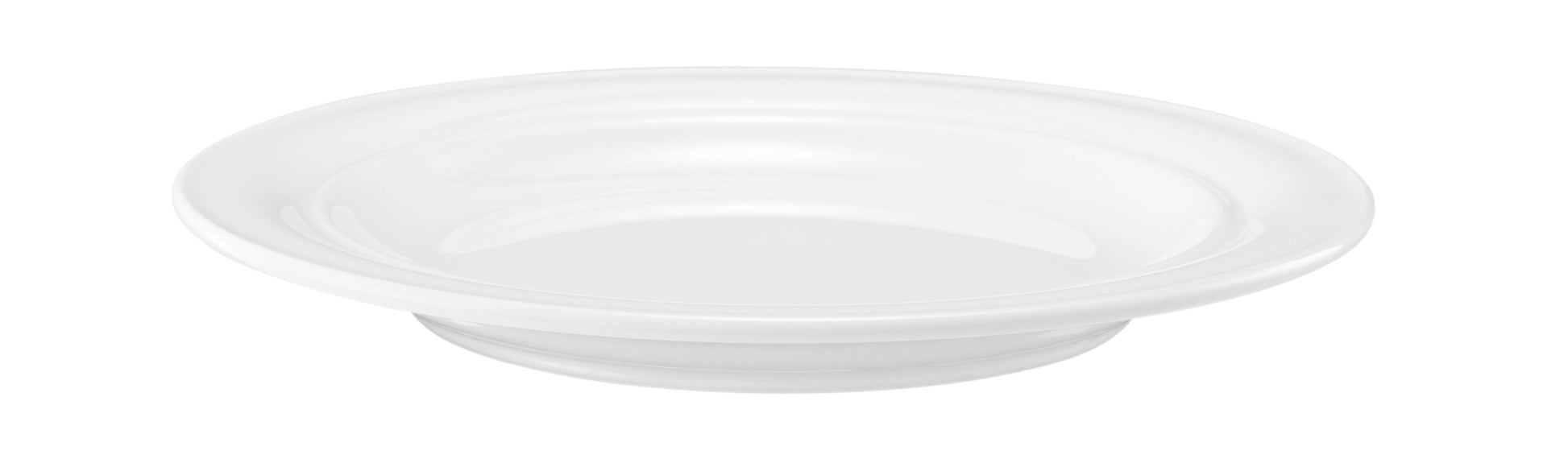 Leerer weißer Gastronomie-Teller, Porzellan