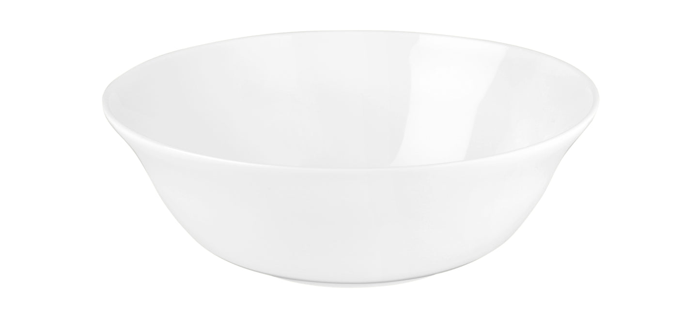 Weiße Schüssel für Gastronomiezwecke