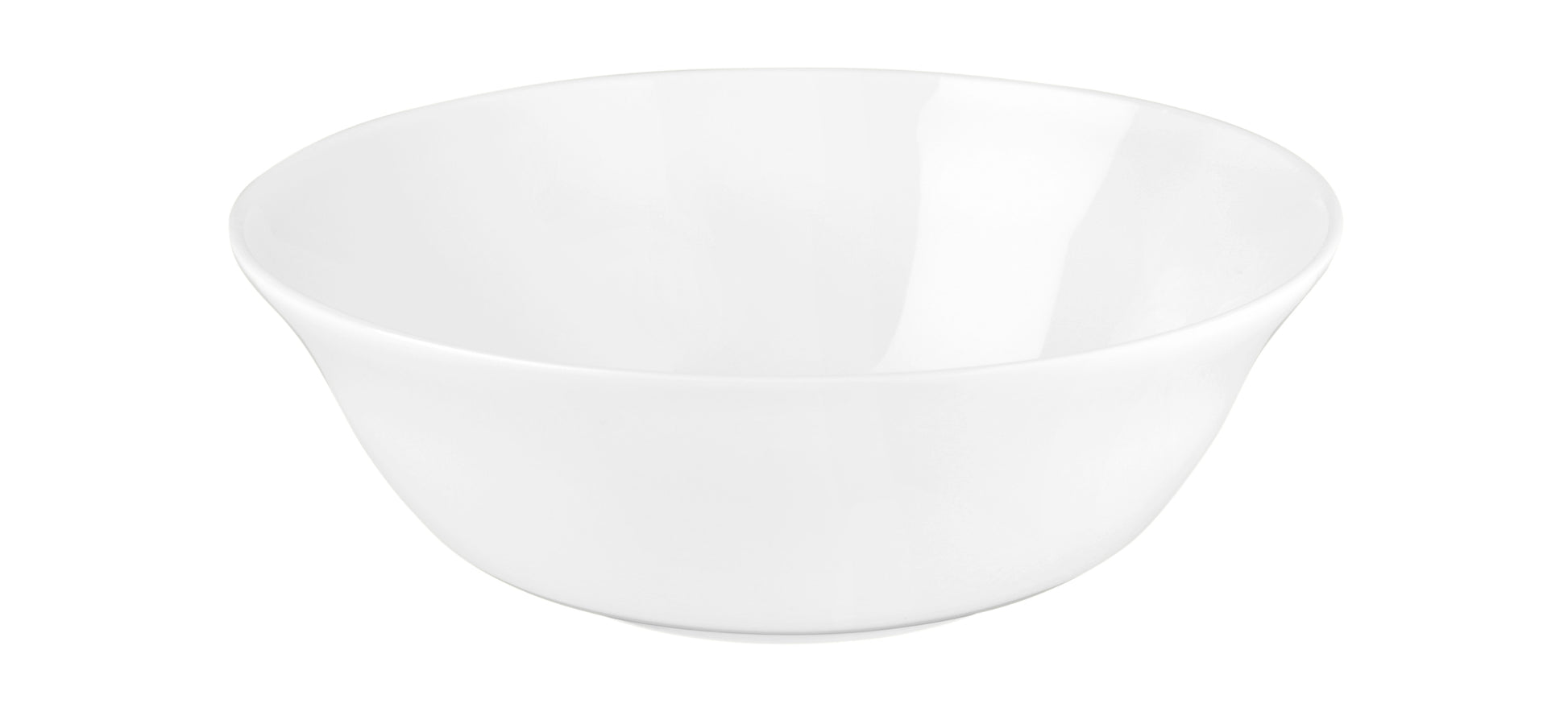 Weiße Schüssel für Gastronomiezwecke