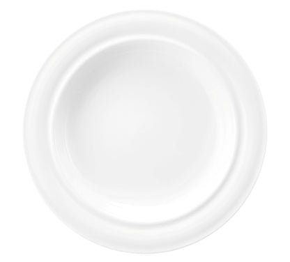 Weiße Suppenschale aus Porzellan