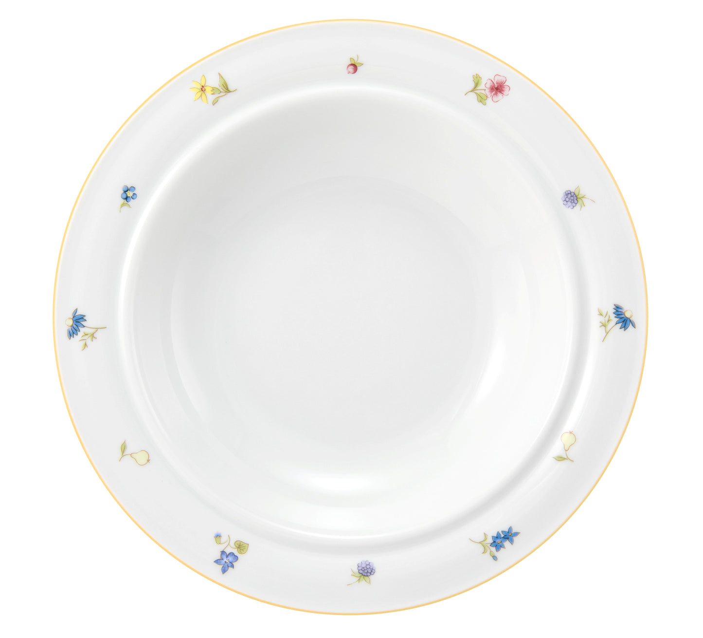 Porzellan-Schale mit Blumenmuster