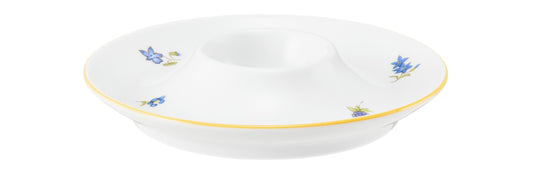 Porzellan-Servierschale mit Blumenmuster