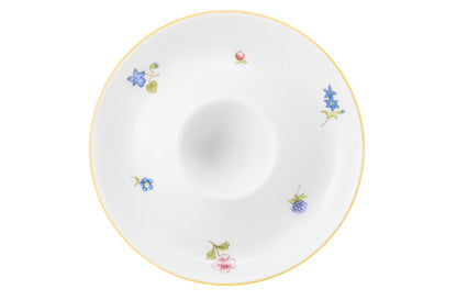 Porzellan-Servierschale mit Blumenmuster