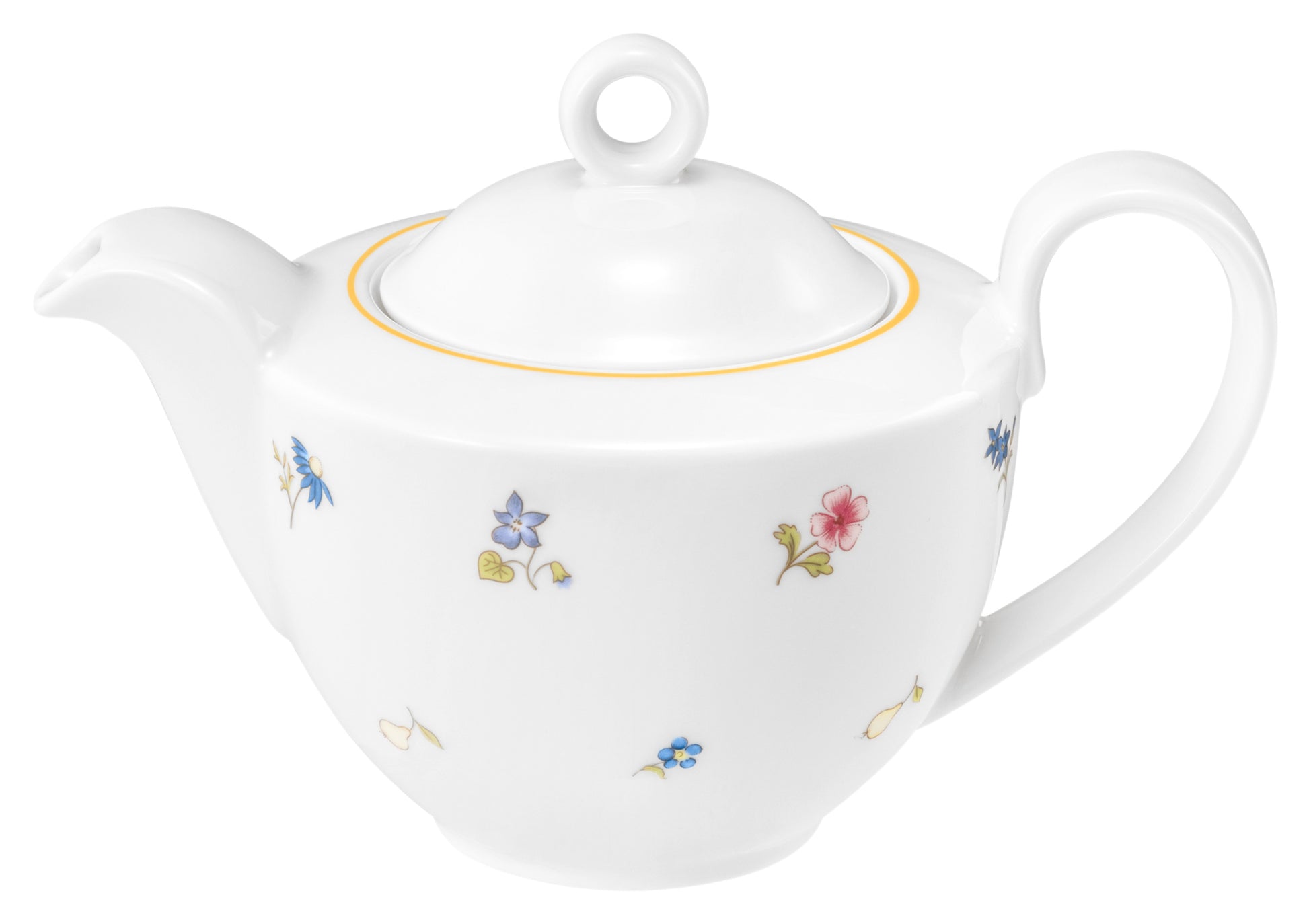 Porzellan Teekanne mit Blumenmuster