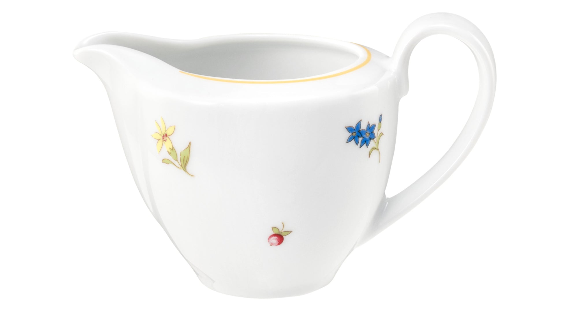 Porzellan-Kanne mit Blumenmuster