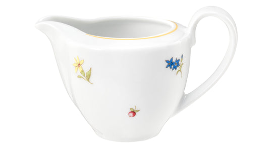 Porzellan-Kanne mit Blumenmuster