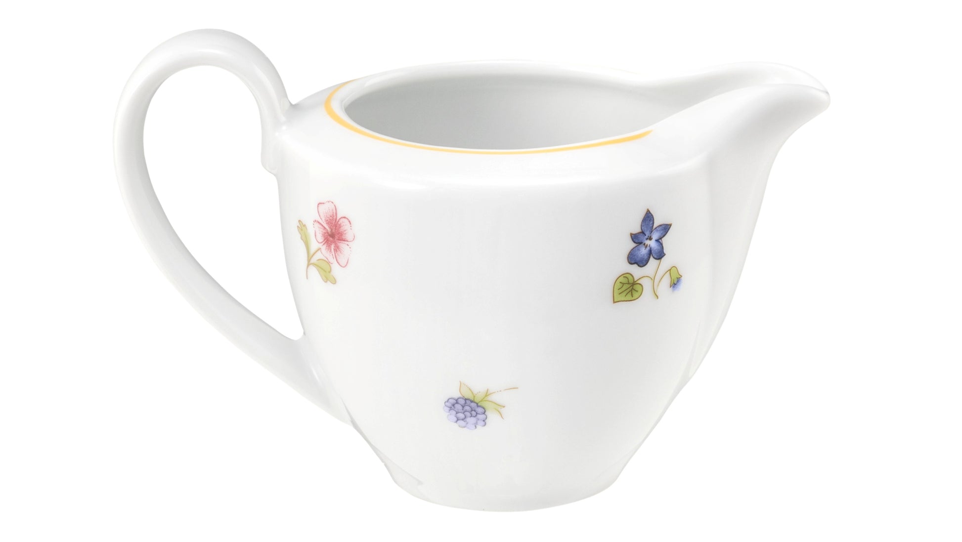 Porzellan-Kanne mit Blumenmuster