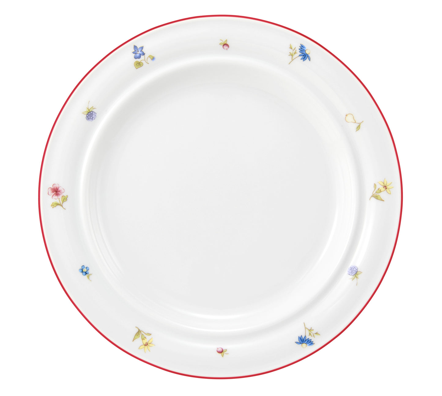 Bunter Teller mit Blumenmuster