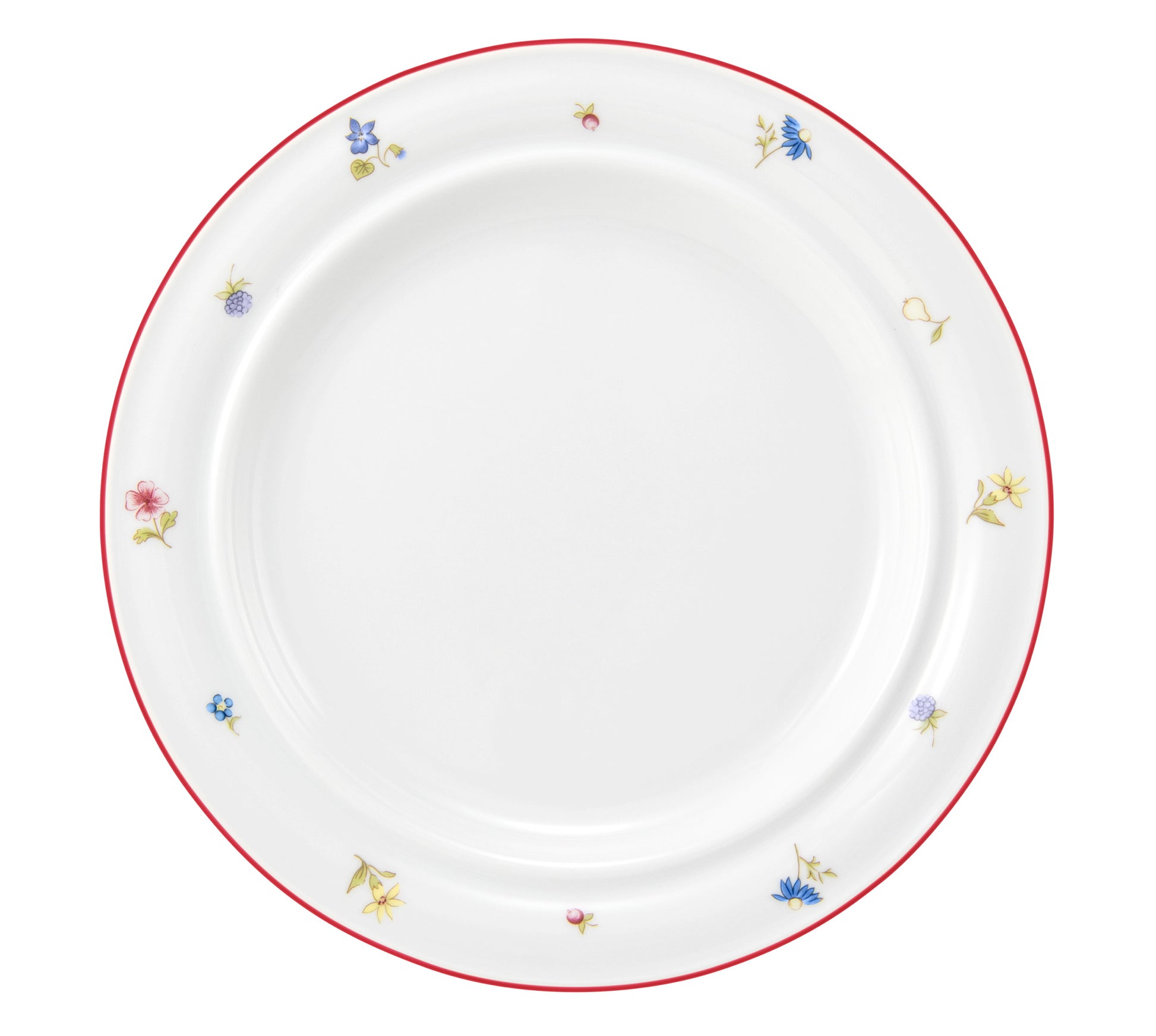 Bunter Teller mit Blumenmuster
