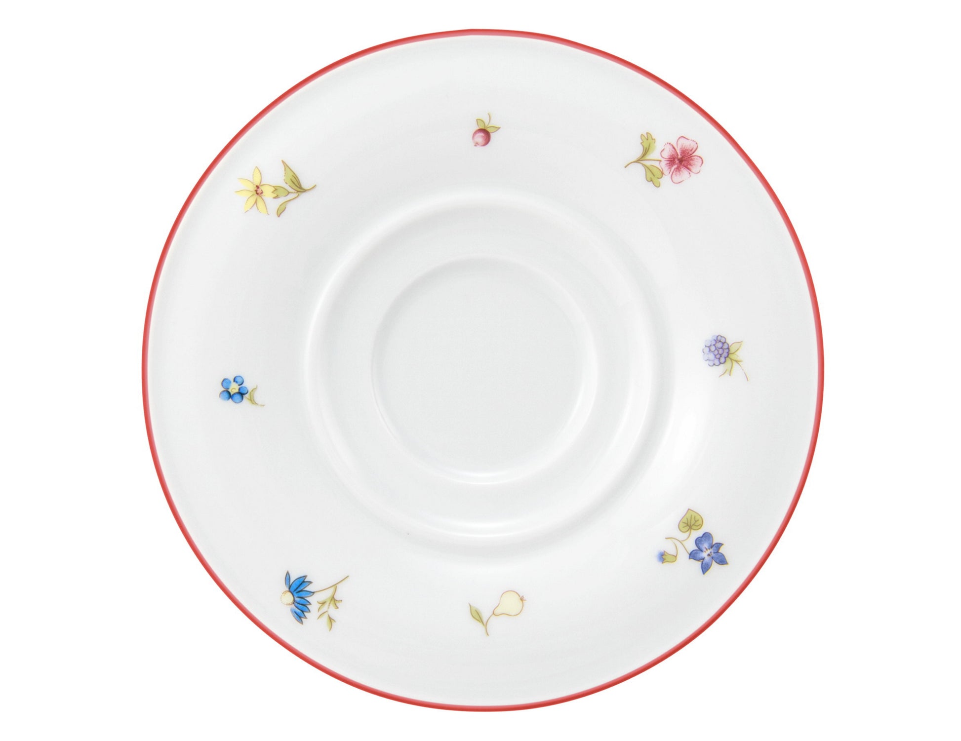 Bunter Teller mit Blumenmuster