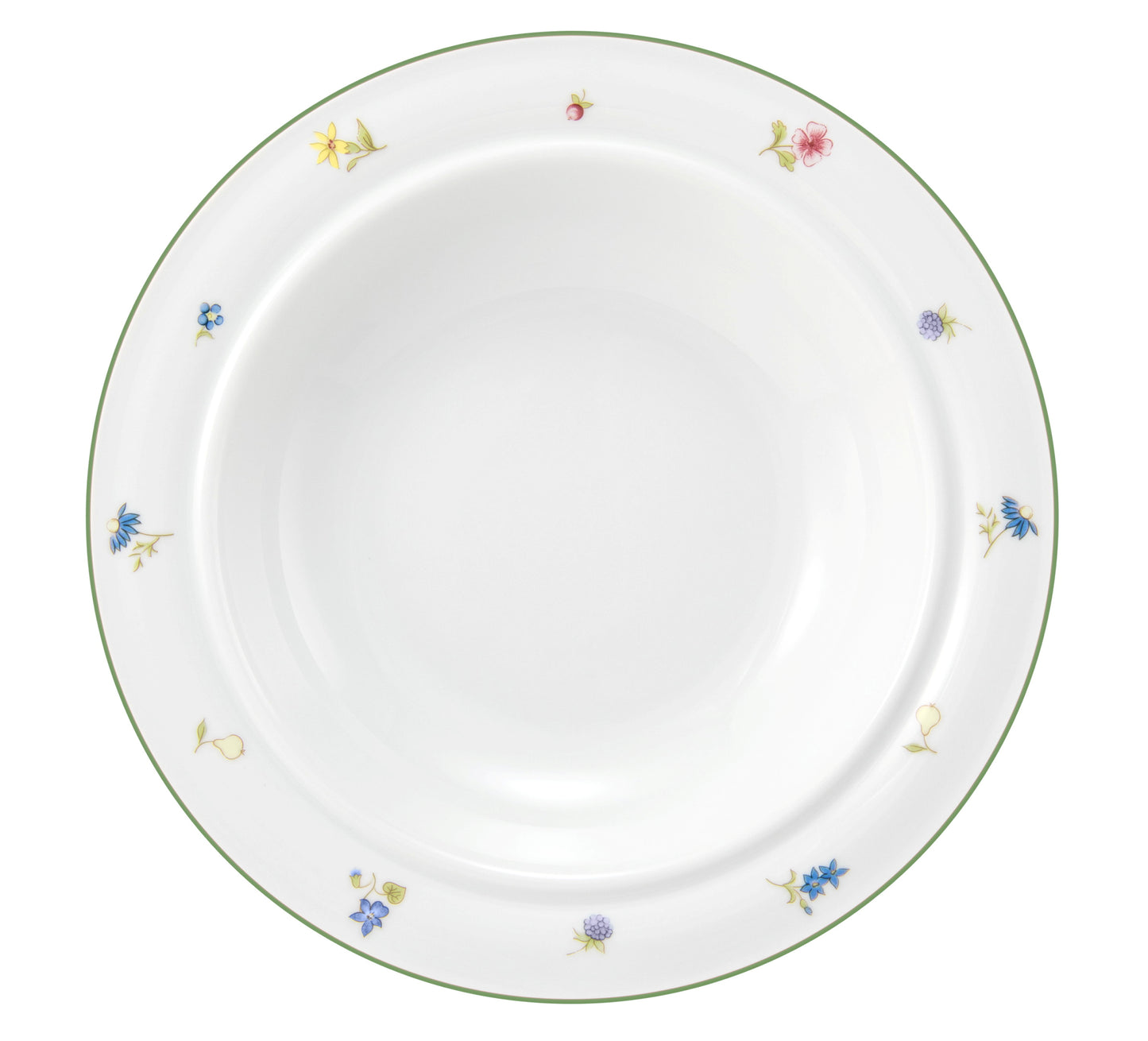 Porzellan-Schale mit Blumenmuster