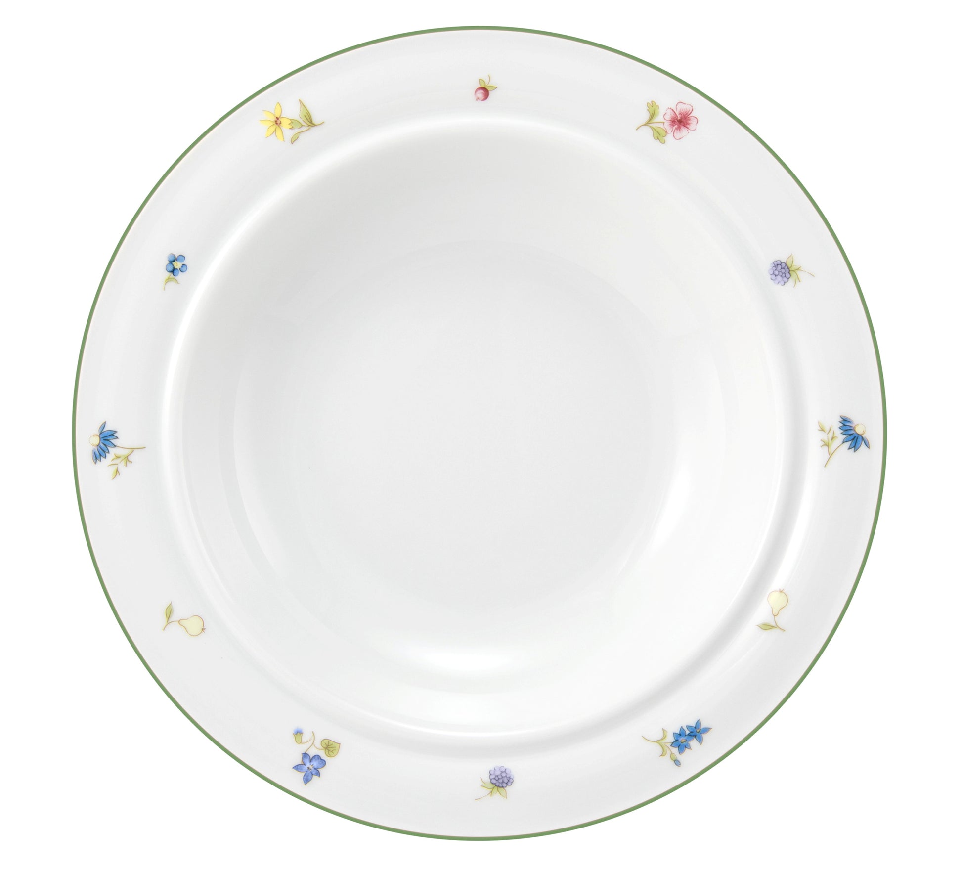 Porzellan-Schale mit Blumenmuster