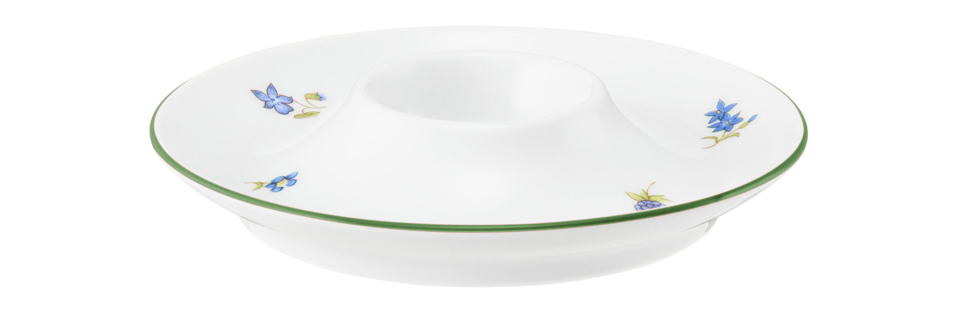 Porzellan-Eierbecher mit Blumenmuster
