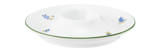 Porzellan-Eierbecher mit Blumenmuster