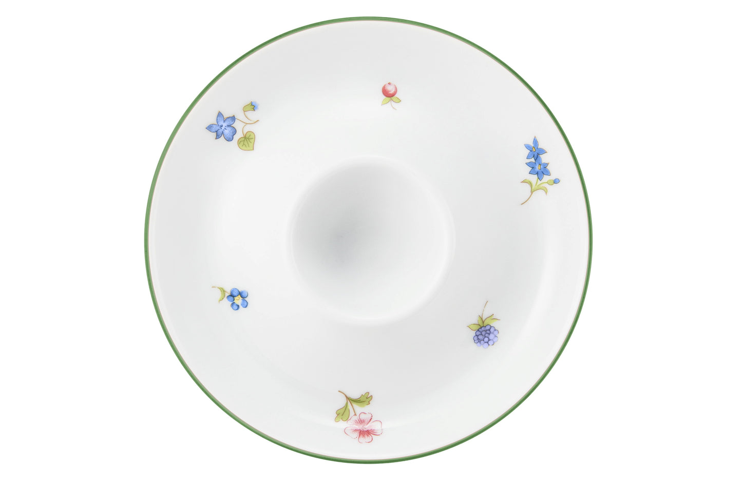 Porzellan-Eierbecher mit Blumenmuster