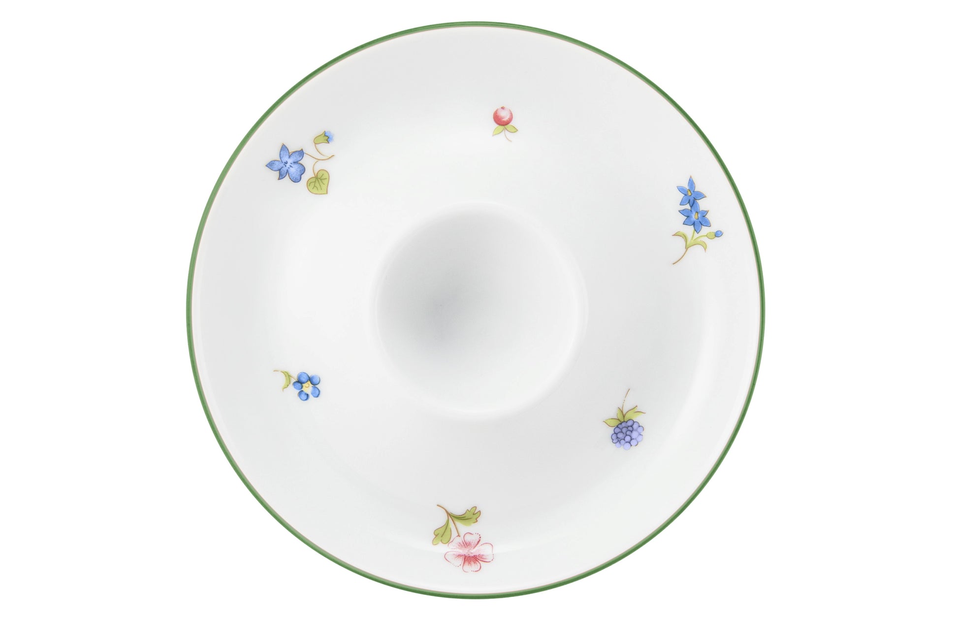 Porzellan-Eierbecher mit Blumenmuster