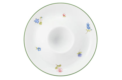 Porzellan-Eierbecher mit Blumenmuster