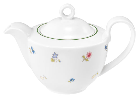 Teekanne mit Blumenmuster
