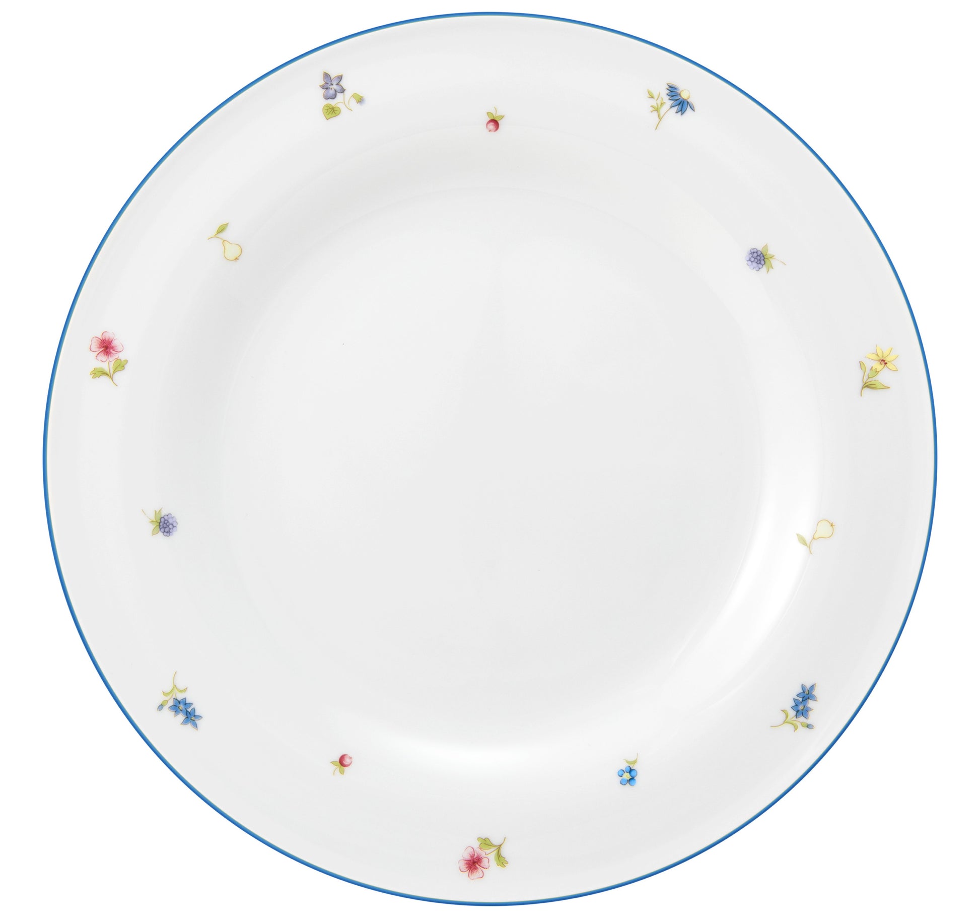 Bunter Teller mit Blumenmuster
