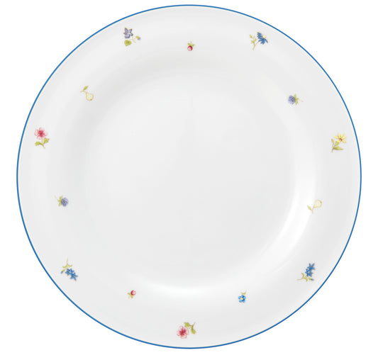 Bunter Teller mit Blumenmuster