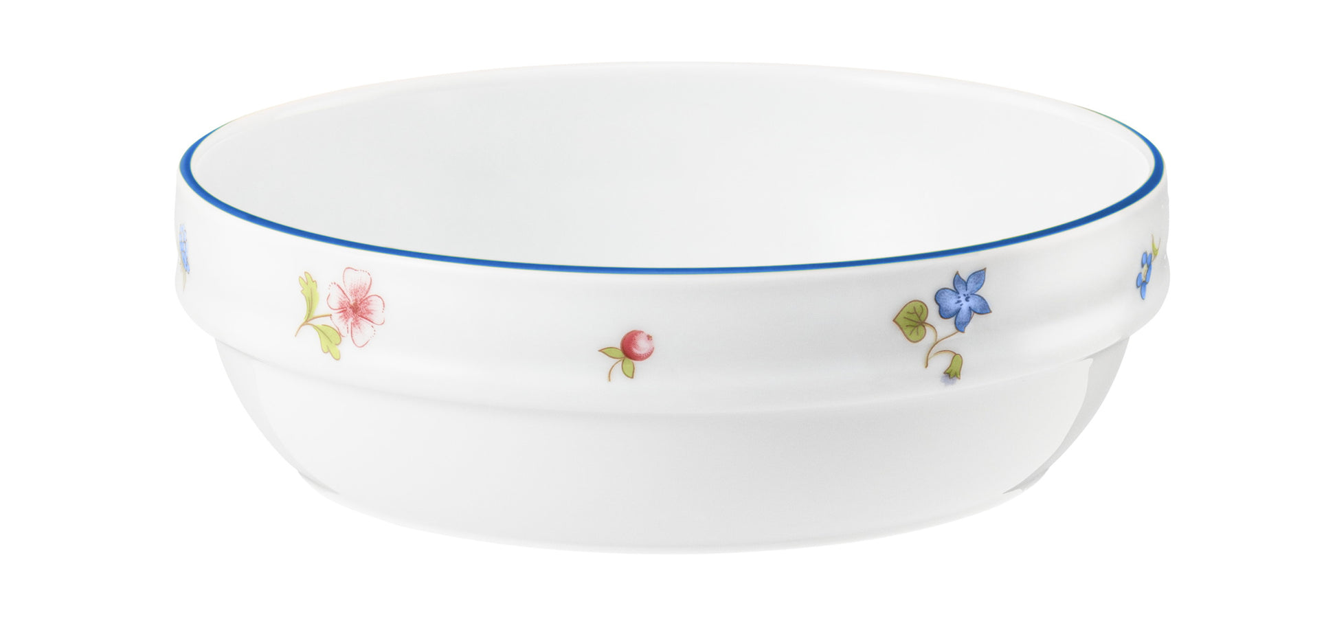 Porzellan-Schüssel mit Blumenmuster