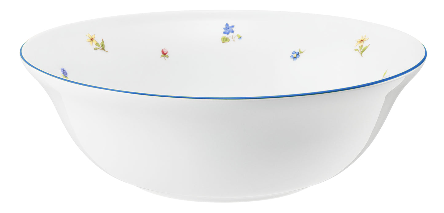 Bunte Porzellan-Schüssel mit Blumenmuster
