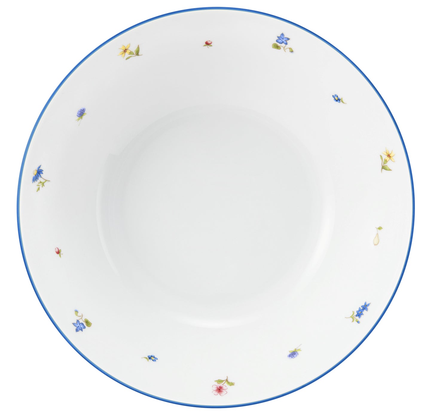 Bunte Porzellan-Schüssel mit Blumenmuster