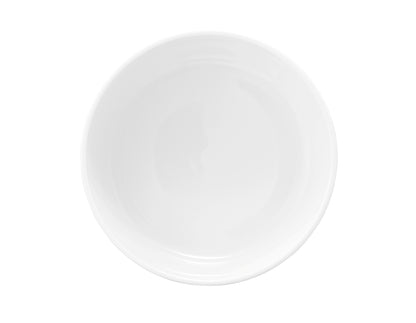 Weiße Schale mit Blumenmuster
