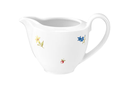 Porzellan-Kaffeekanne mit Blumenmuster