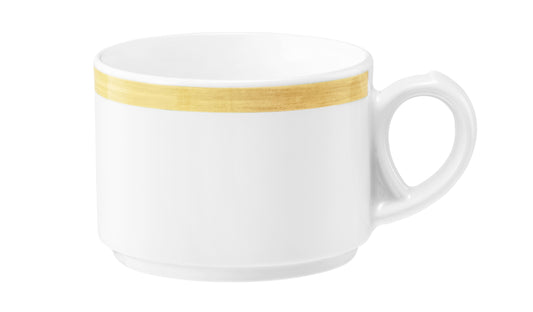 Weiße Porzellan-Tasse für Gastronomie