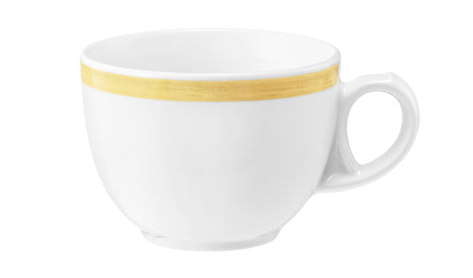 Weiße Tasse mit Goldrand