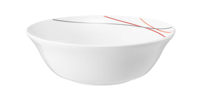 Weiße Design-Servierschale aus Porzellan