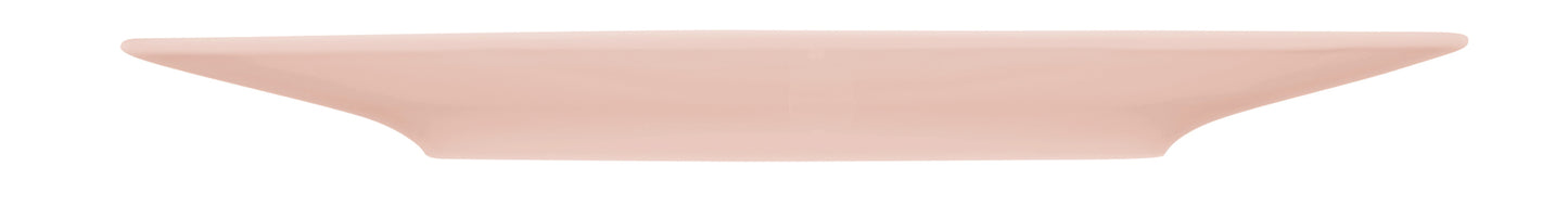 Leere, rosa, dekorative Platte