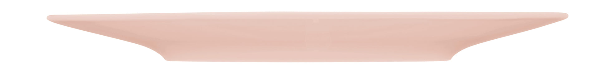 Leere, rosa, dekorative Platte