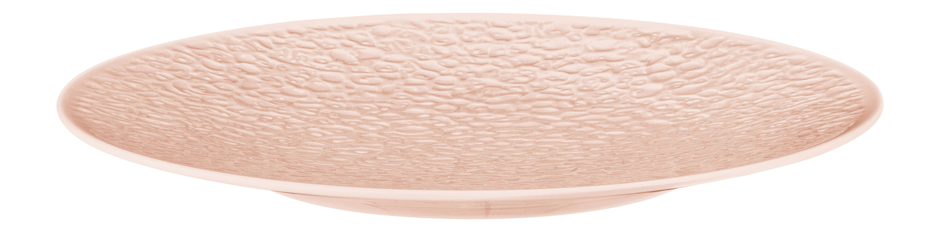 Leere, rosa, dekorative Platte