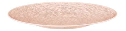 Leere, rosa, dekorative Platte