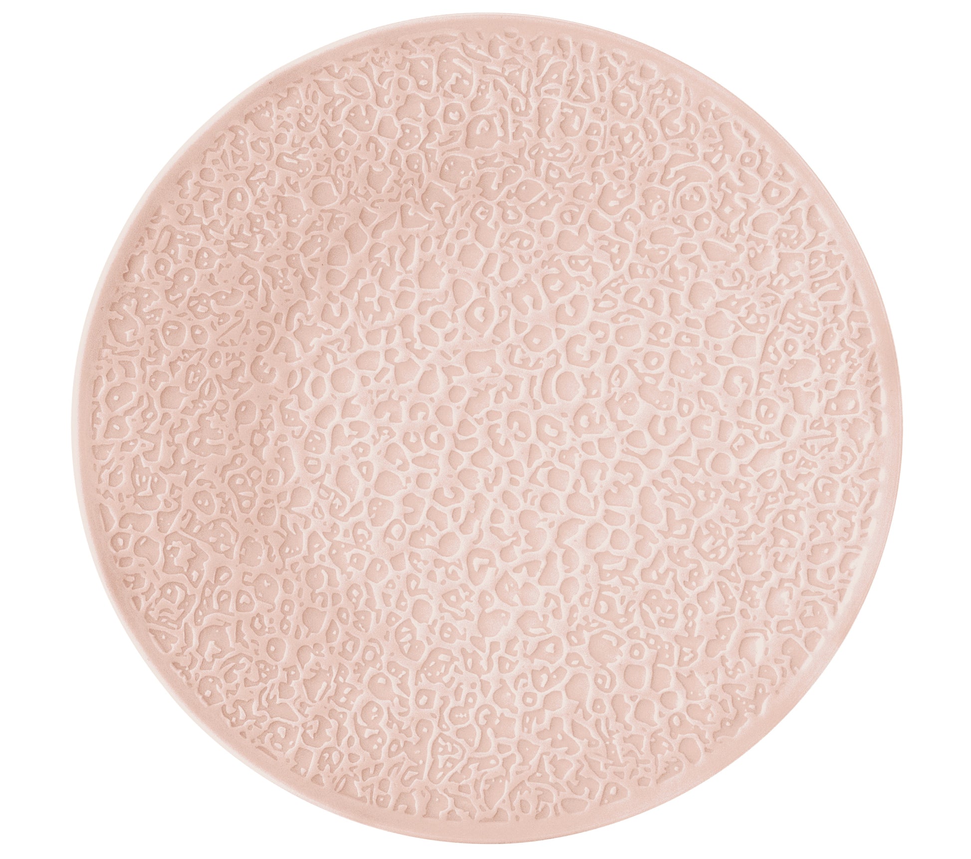 Leere, rosa, dekorative Platte