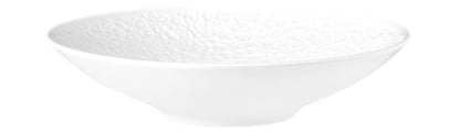 Weiße Schale mit Strukturmuster