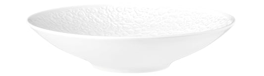 Weiße Schale mit Strukturmuster