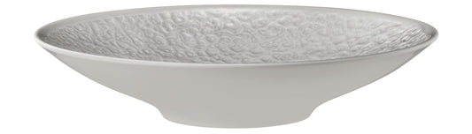 Weiße Schale mit Muster innen