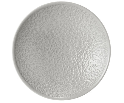 Weiße Schale mit Muster innen