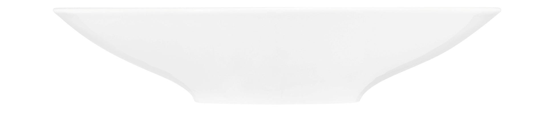 Weiße Schale mit Strukturmuster.
