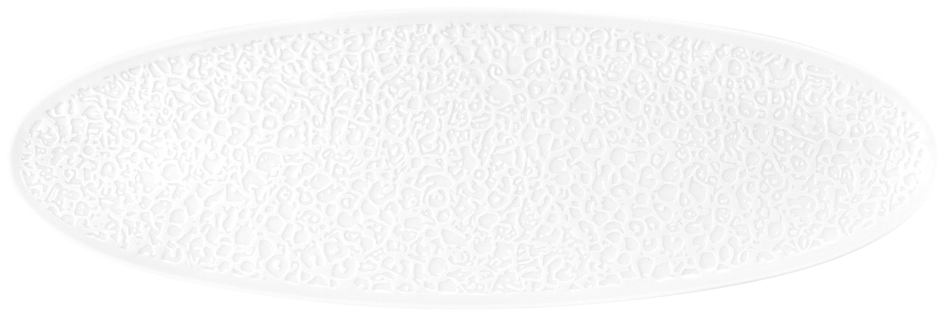Leerer weißer Porzellanteller, Gastronomiebedarf
