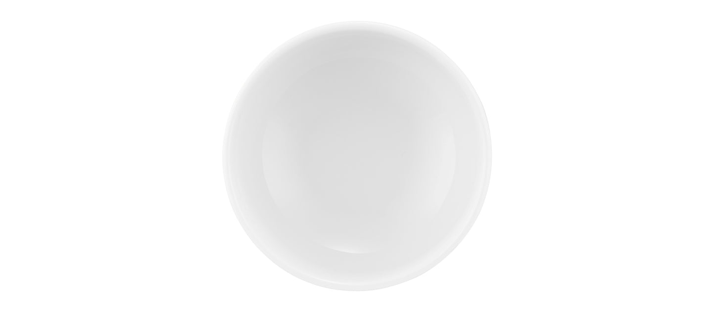 Weiße Schüssel für Gastronomie