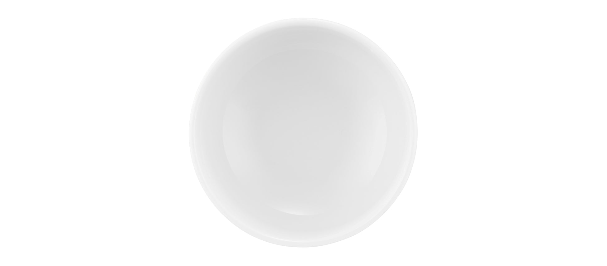 Weiße Schüssel für Gastronomie