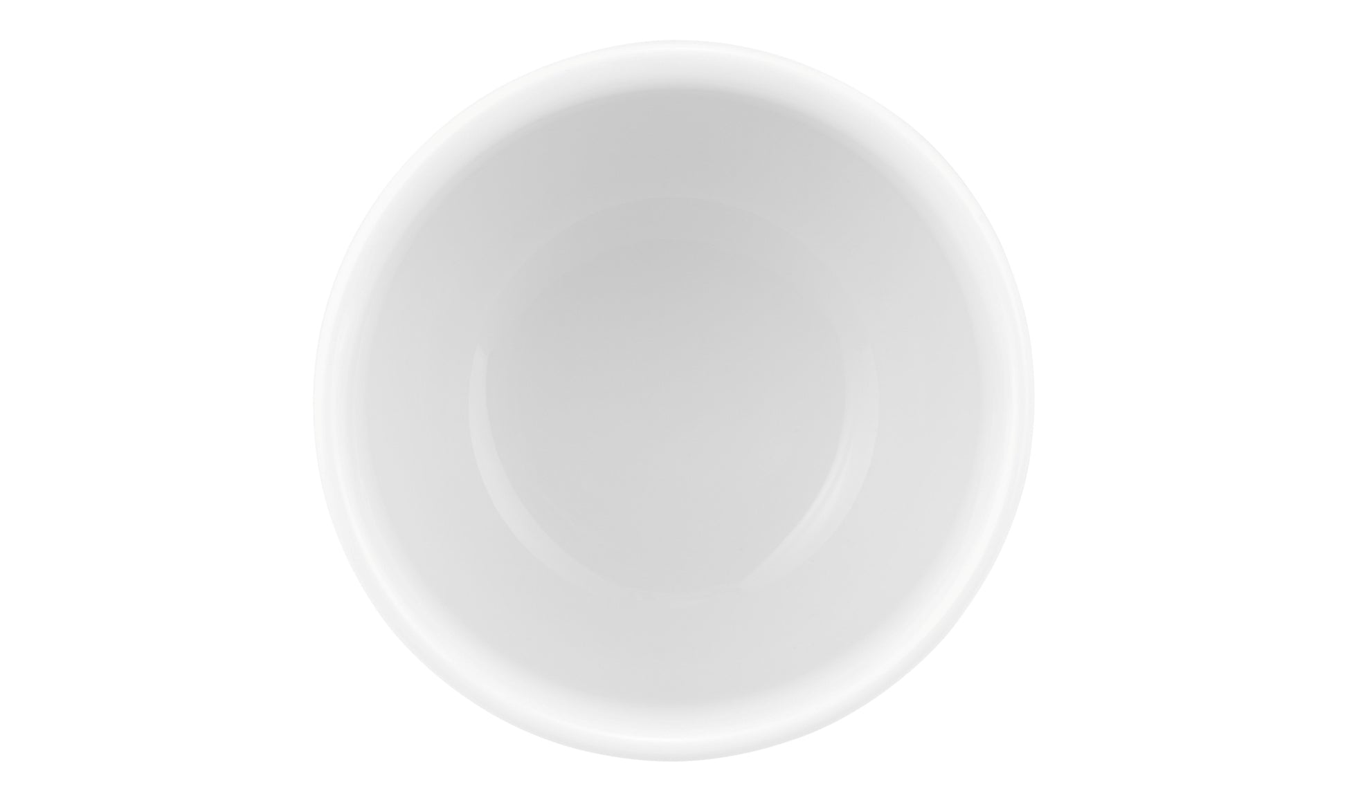 Weiße Porzellantasse, schlicht, Gastronomie.