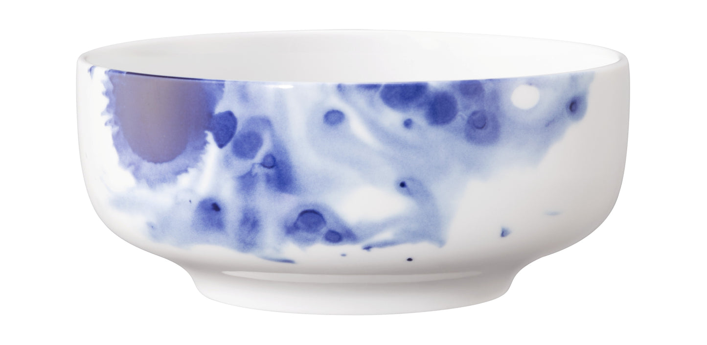 Blaue und weiße Porzellanschale