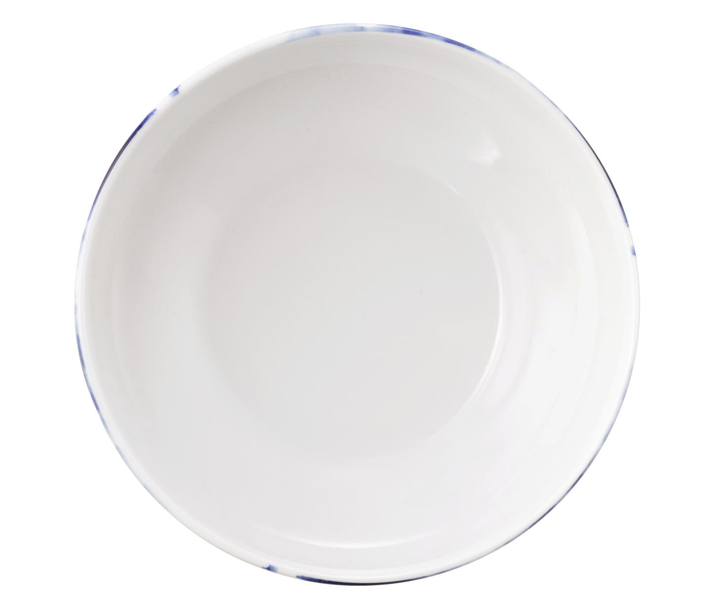 Blaue und weiße Porzellanschale