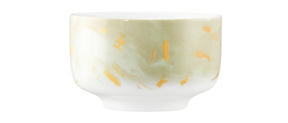 Keramikschale mit gelbem Muster