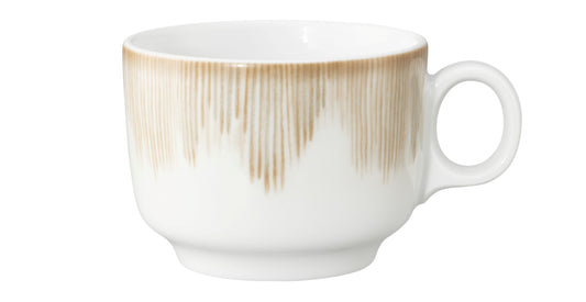 Kaffeetasse mit braunem Muster